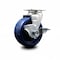 Service Caster 5 Inch Solid Polyurethane Swivel Caster with Roller Bearing and Brake SCC SCC-20S520-SPUR-TLB - alternate 1